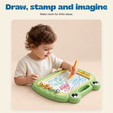 DoodleFrog Magnetic Drawing Board. Draw, stamp and imagine. Make room for little ideas.