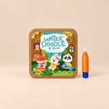Forest Friends WaterDoodle book with its orange refillable water pen.