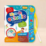 TibaToes™ Spanish Touch & Learn Sound Book shown in a warm beige studio with realistic depth.