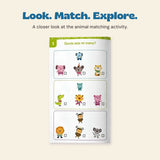 Look. Match. Explore. A closer look at the animal matching activity.