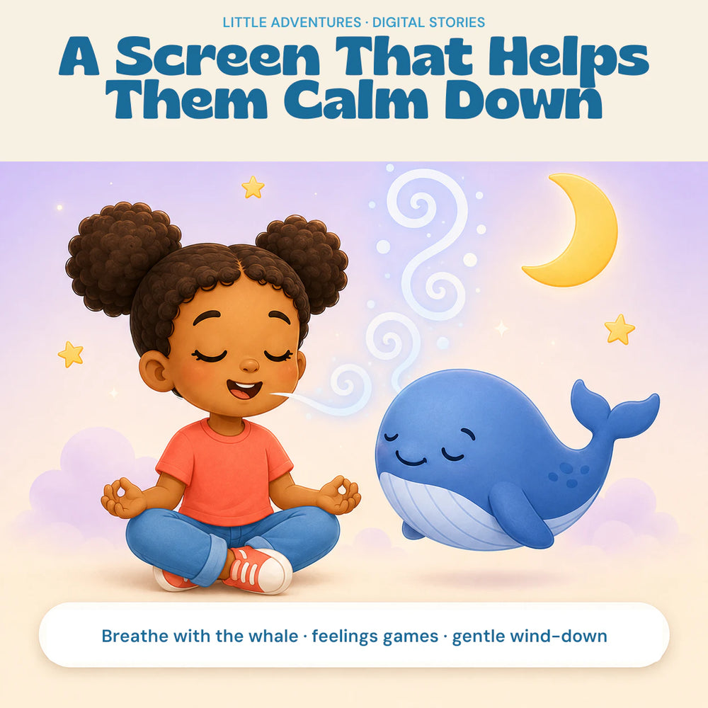 Mila & Kai's Play Passport, digital story adventures, with the original characters and artwork preserved. Gallery image 4.