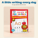 AlphabetQuest Tracing Workbook. A little writing every day. 32-page alphabet practice book.