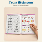 Spanish NumberWorld Math Workbook. Try a little sum. Addition and subtraction pages.