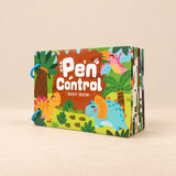 TibaToes™ Pen Control Busy Book. Product cover in a warm beige studio.