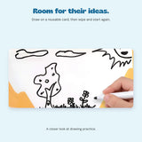 TibaToes™ Pen Control Busy Book. A closer look at the original activity book and printed pages.