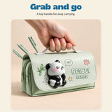 BuddyPack Large Pencil Case. Grab and go. A top handle for easy carrying.
