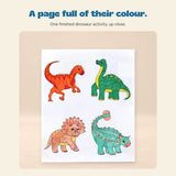 TibaToes™ Dot & Draw Activity Book. A closer look at the original activity book and printed pages.