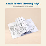 TibaToes™ Dot & Draw Activity Book. A closer look at the original activity book and printed pages.