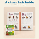 Spanish ABC Writing Workbook. A closer look inside. Spanish letters, words and pictures.