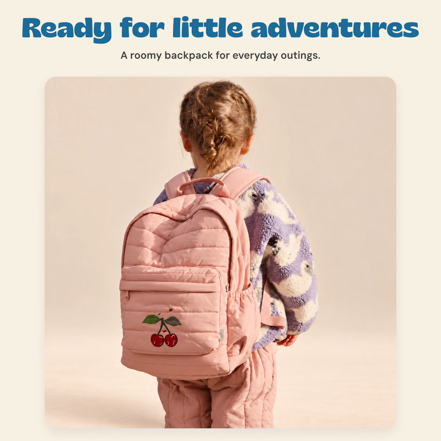 Little Explorer Large Backpack. Ready for little adventures. A roomy backpack for everyday outings.