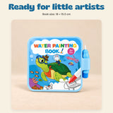 Reusable Water Painting Book. Ready for little artists. Book size: 18 × 15.5 cm