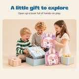 A little gift to explore. Open up a book full of hands-on play.