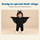 Ready to spread their wings. A playful costume for little adventures.
