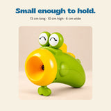 Small enough to hold. 13 cm long · 10 cm high · 6 cm wide