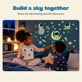 Build a sky together. Share the decorating and the discovery.