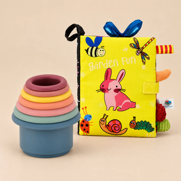 TibaToes™ Baby Stack & Story Gift Bundle