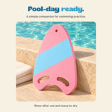 A simple companion for swimming practice. Rinse after use and leave to dry.