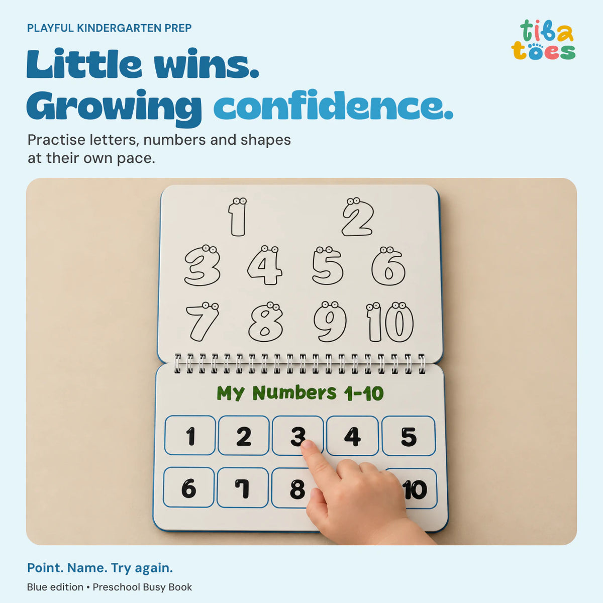 TibaToes™ Montessori Preschool Busy Book image 21