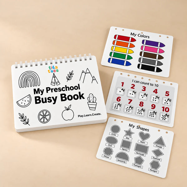 TibaToes™ Montessori Preschool Busy Book