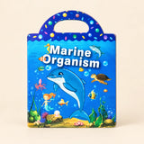 TibaToes Reusable Sticker World, Deep Ocean on a clean warm beige background.