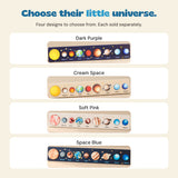 Four Solar System Puzzle Strip designs, each sold separately.