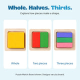 Explore how pieces make a shape.