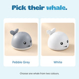 Pebble Grey and White whale options, choose one colour.