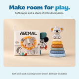 Montessori Development Bundle, product detail on a warm beige studio background.