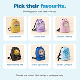 Six designs for their next little trip. Separate options, one design per purchase.