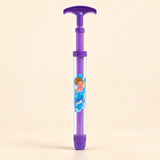 TibaToes™ Aqua Blast Pool Sprayer in the photographed purple design on a calm warm beige background.