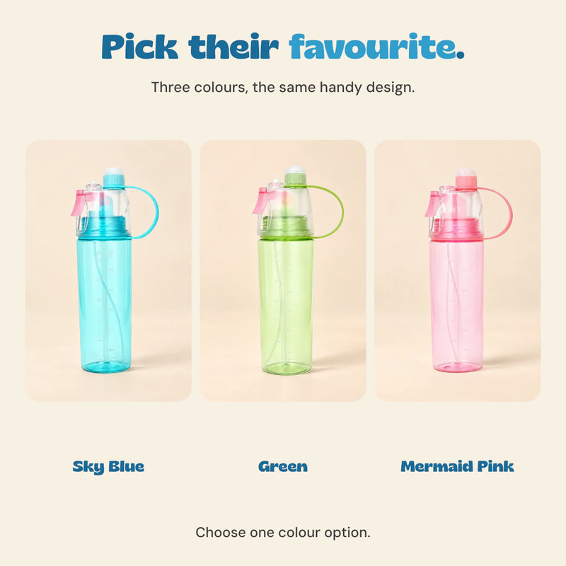 Three colours, the same handy design. Separate colour choices, one option per selection.