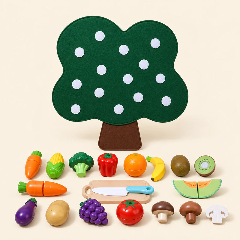 Tree Deluxe Set photographed on plain warm beige, showing the individual option and its pictured components.