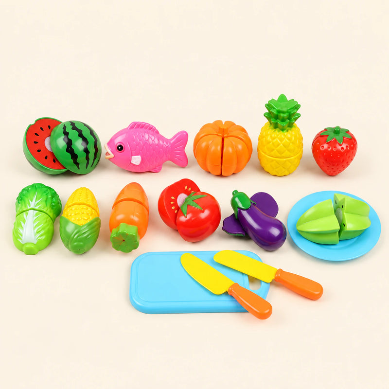 20-Piece Food Set photographed on plain warm beige, showing the individual option and its pictured components.