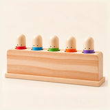 Rainbow Press Toy shown clearly on a smooth warm beige background.