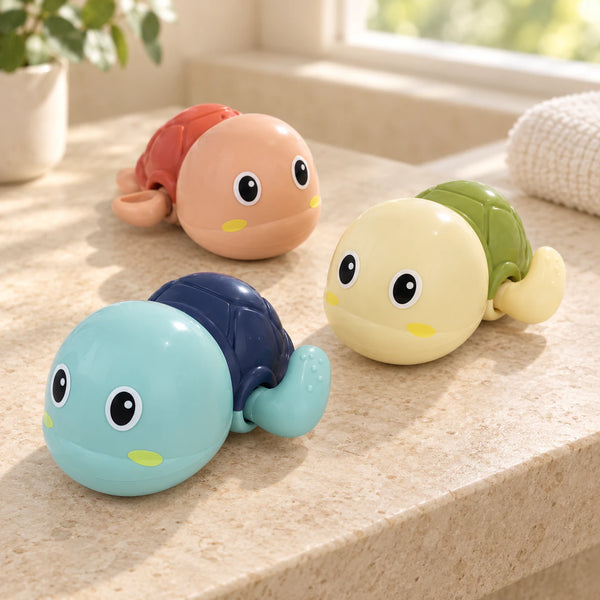 TibaToes™ 3-Pack Turtle Bathtub Toys