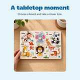 A tabletop moment. Choose a board and take a closer look.