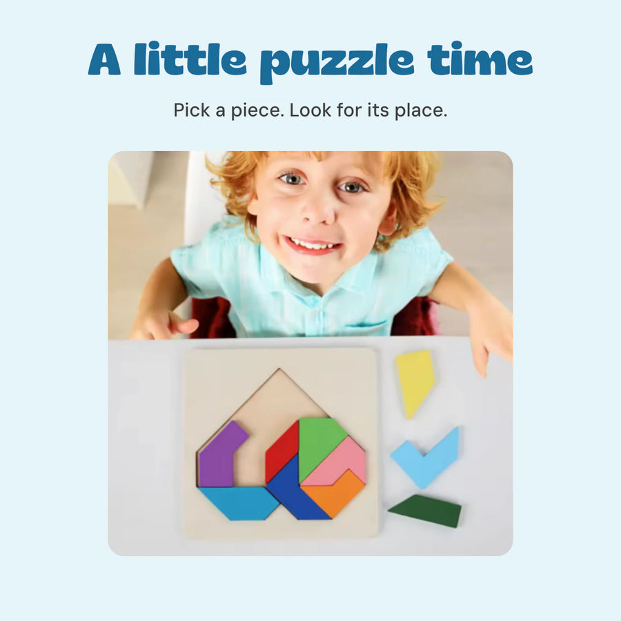A little puzzle time. Pick a piece. Look for its place.