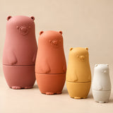 TibaToes Peachy Pals four-bear set