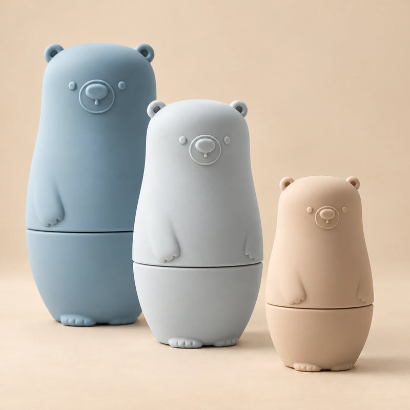 TibaToes Blueberry Buddies three-bear set